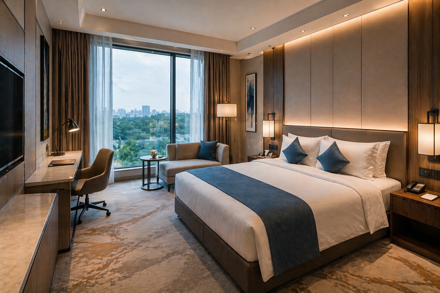 Commercial Interiors: Hotel Room
